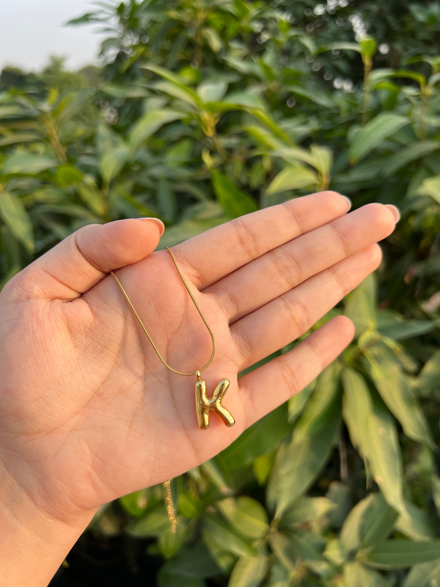 Initial Bubble Pendant