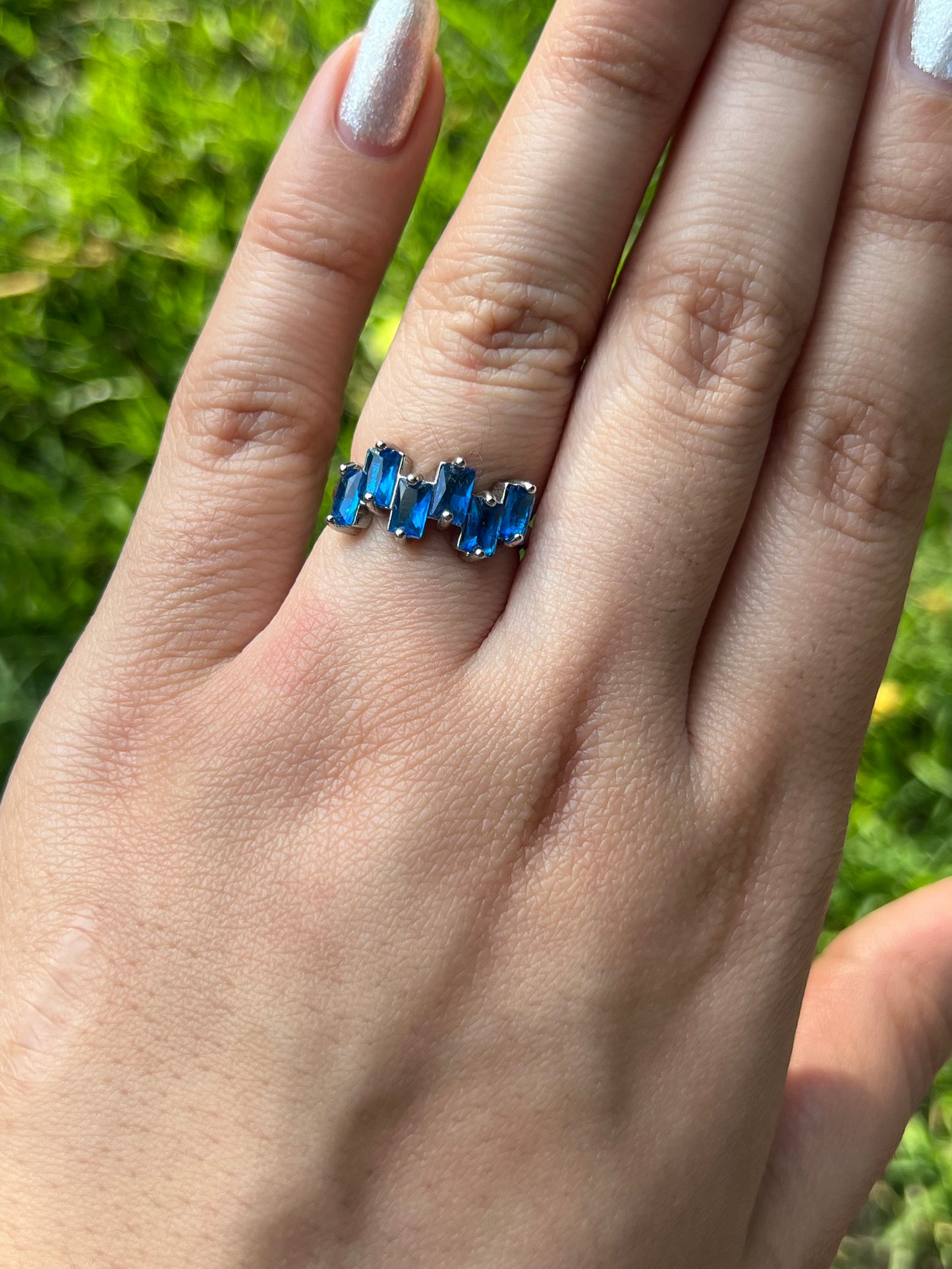 Blue Noir Ring