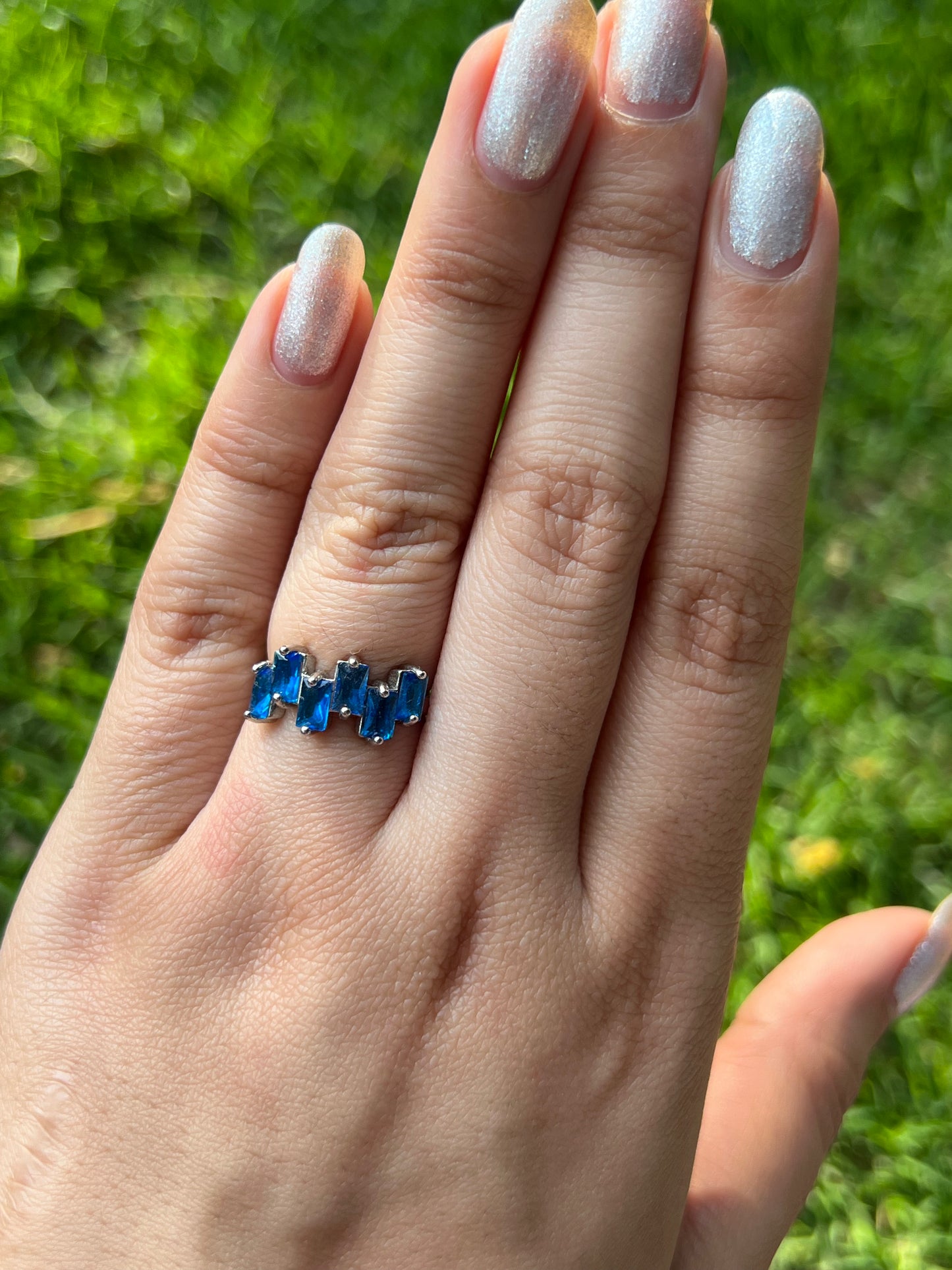 Blue Noir Ring