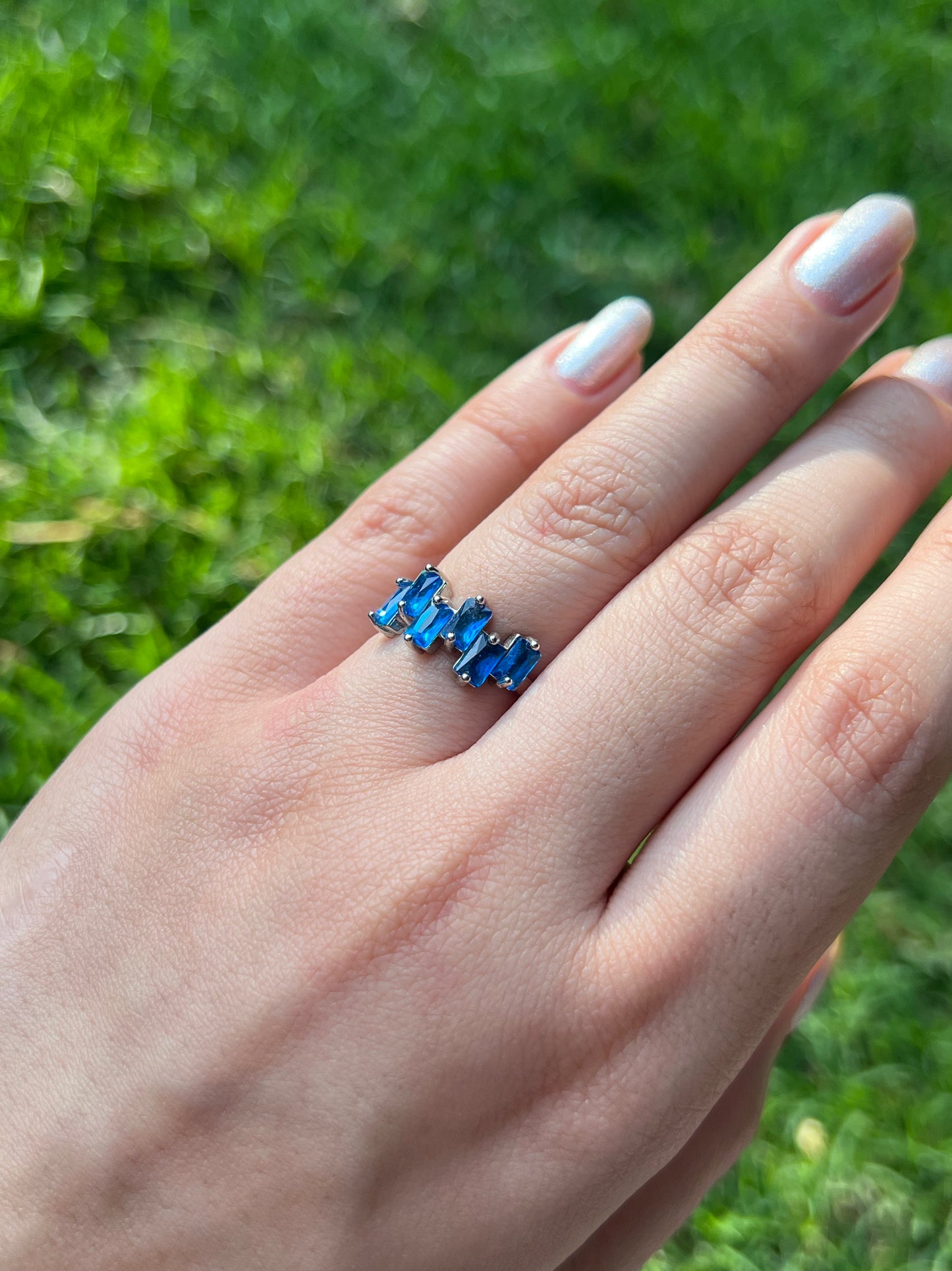 Blue Noir Ring