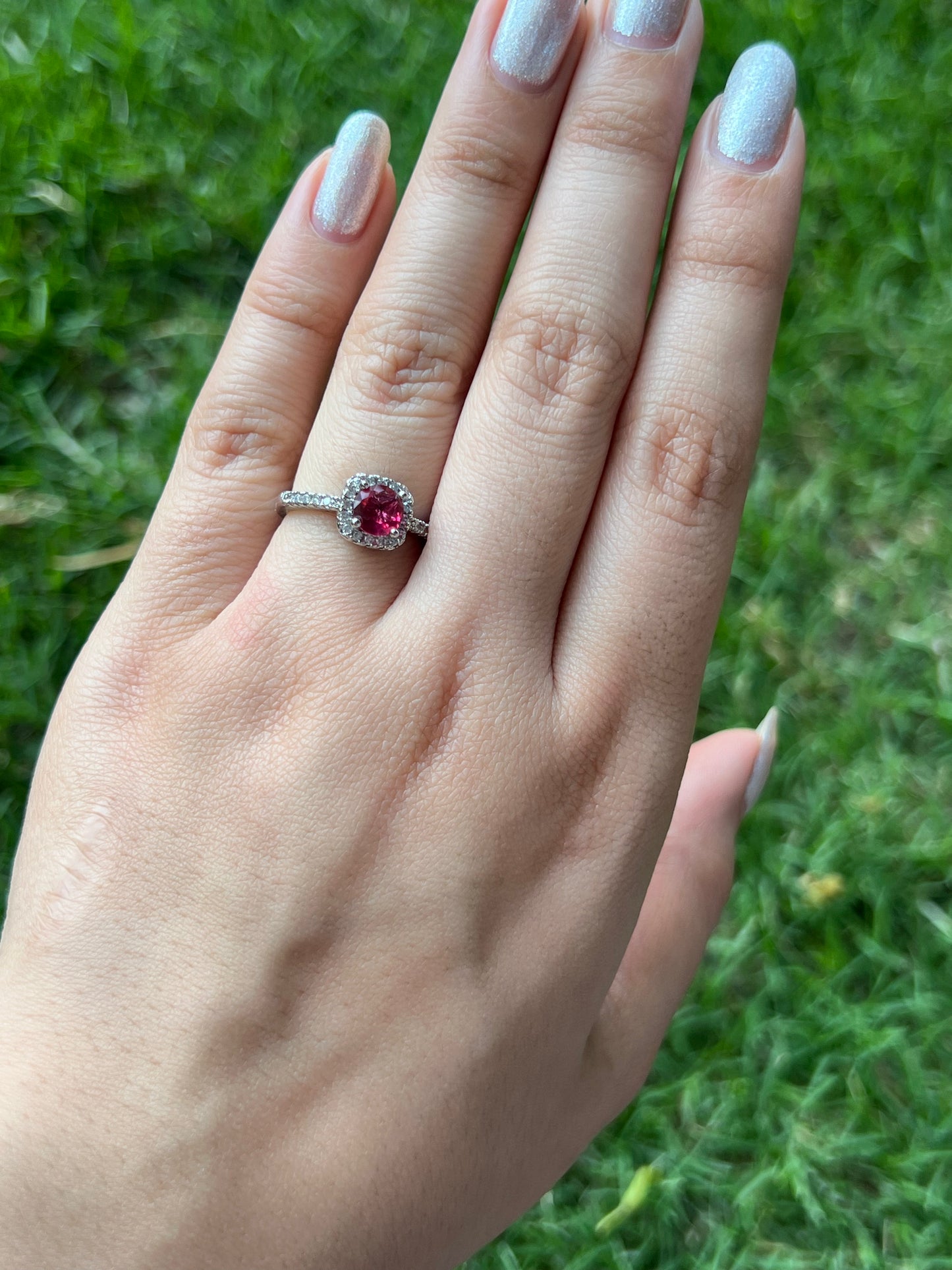 Pink Princess Glow Ring