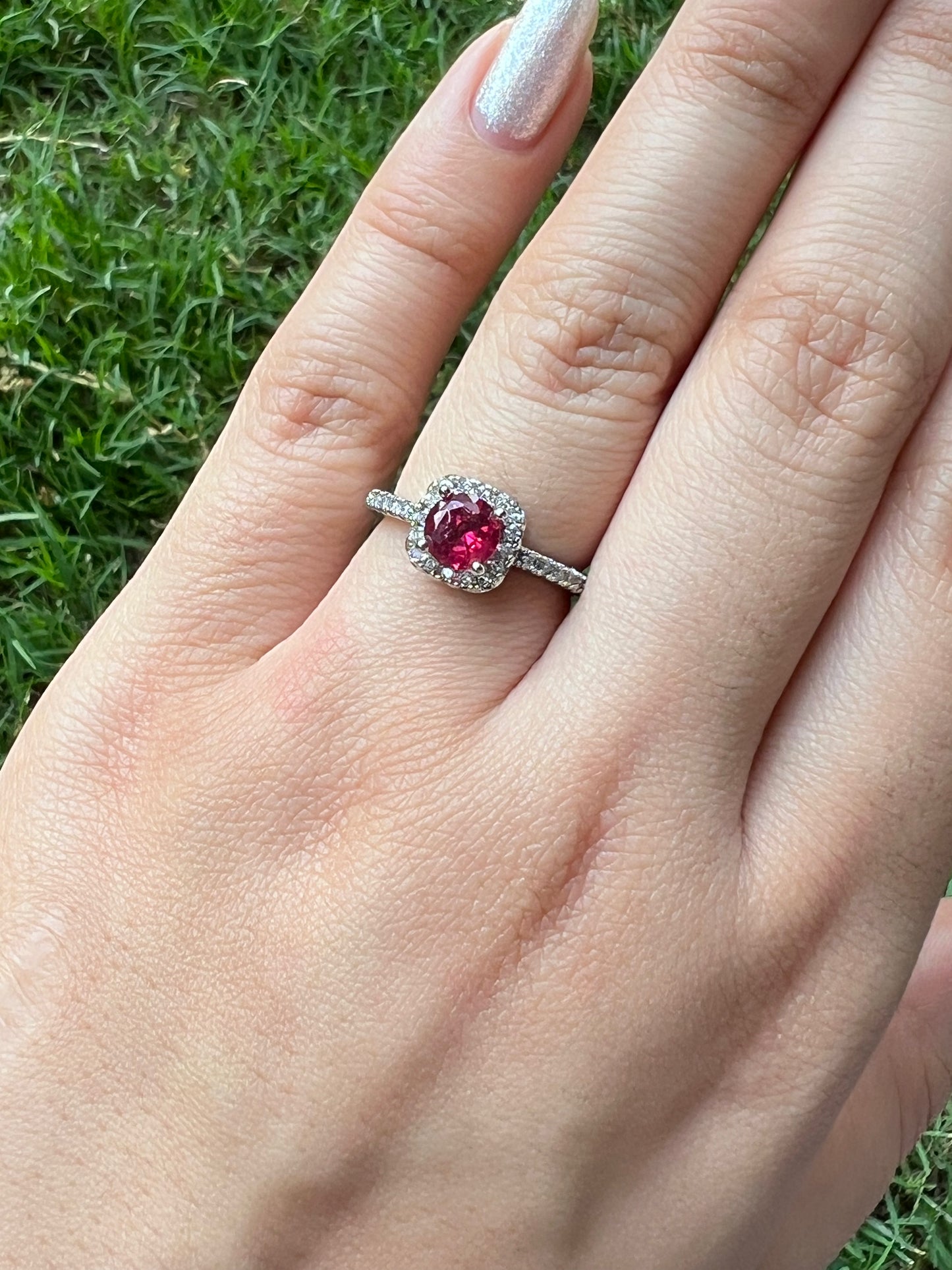 Pink Princess Glow Ring