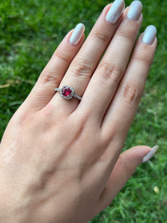 Pink Princess Glow Ring