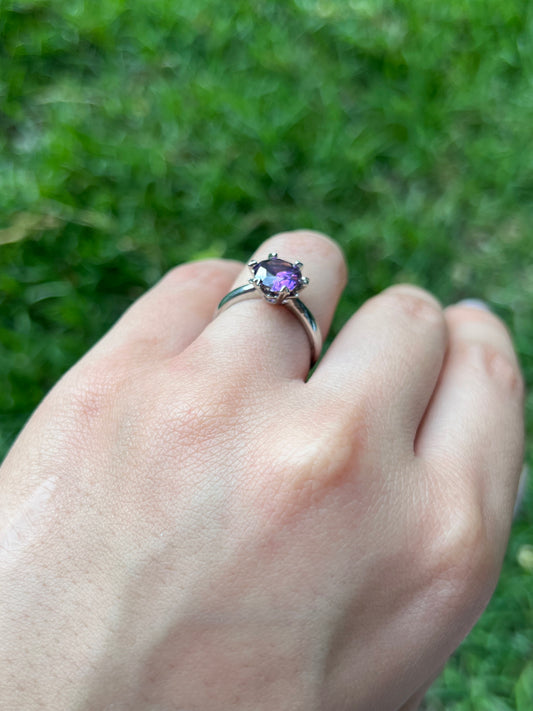 PURPLE SPARKLE DREAMY RING