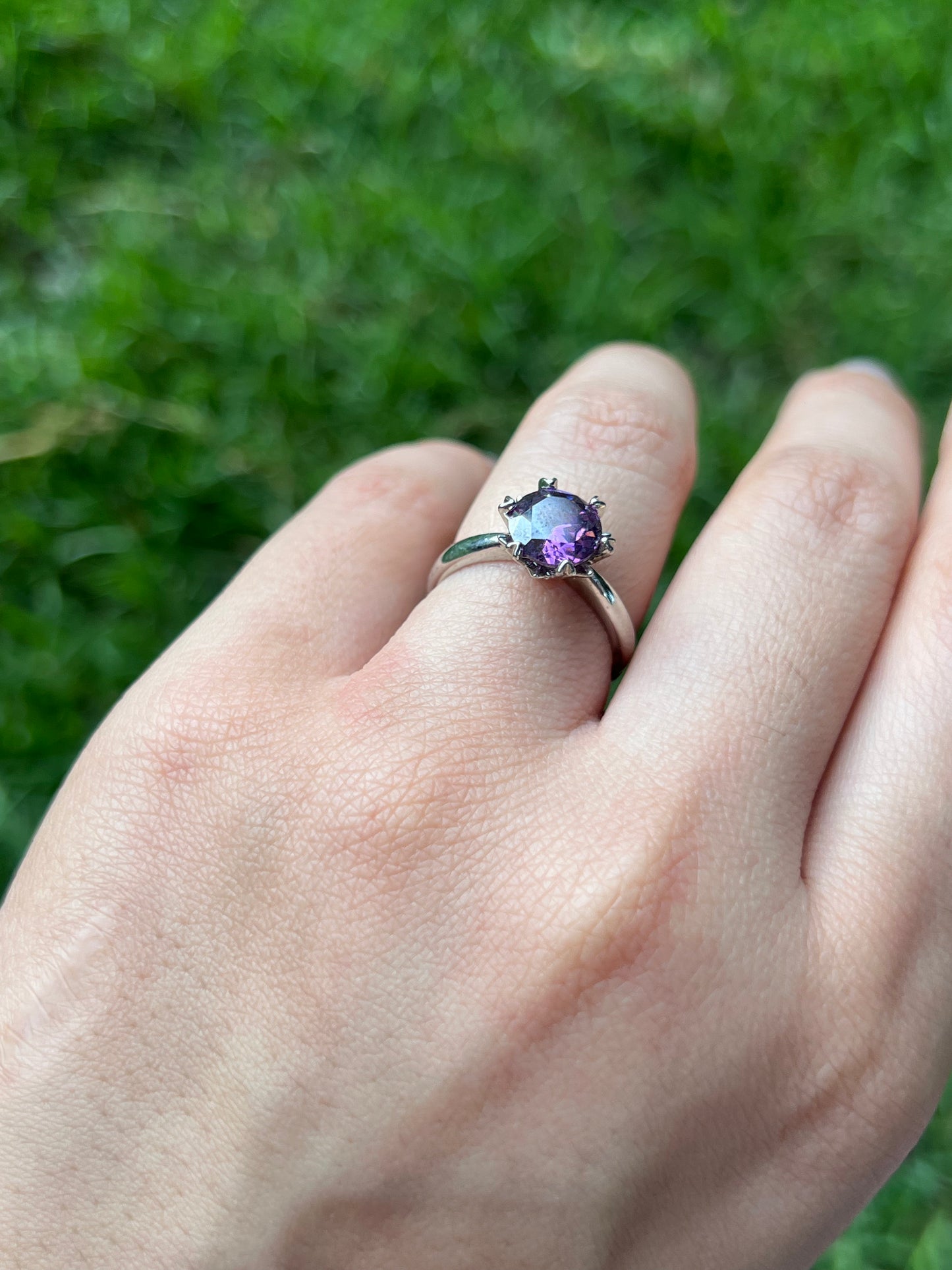 PURPLE SPARKLE DREAMY RING