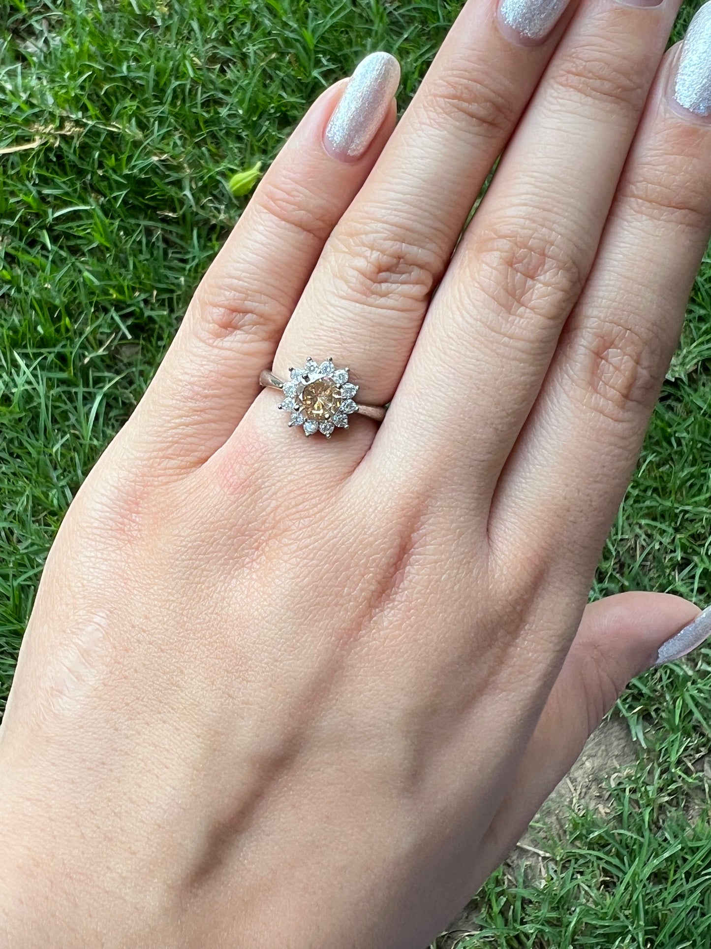 Yellow Champagne Ring
