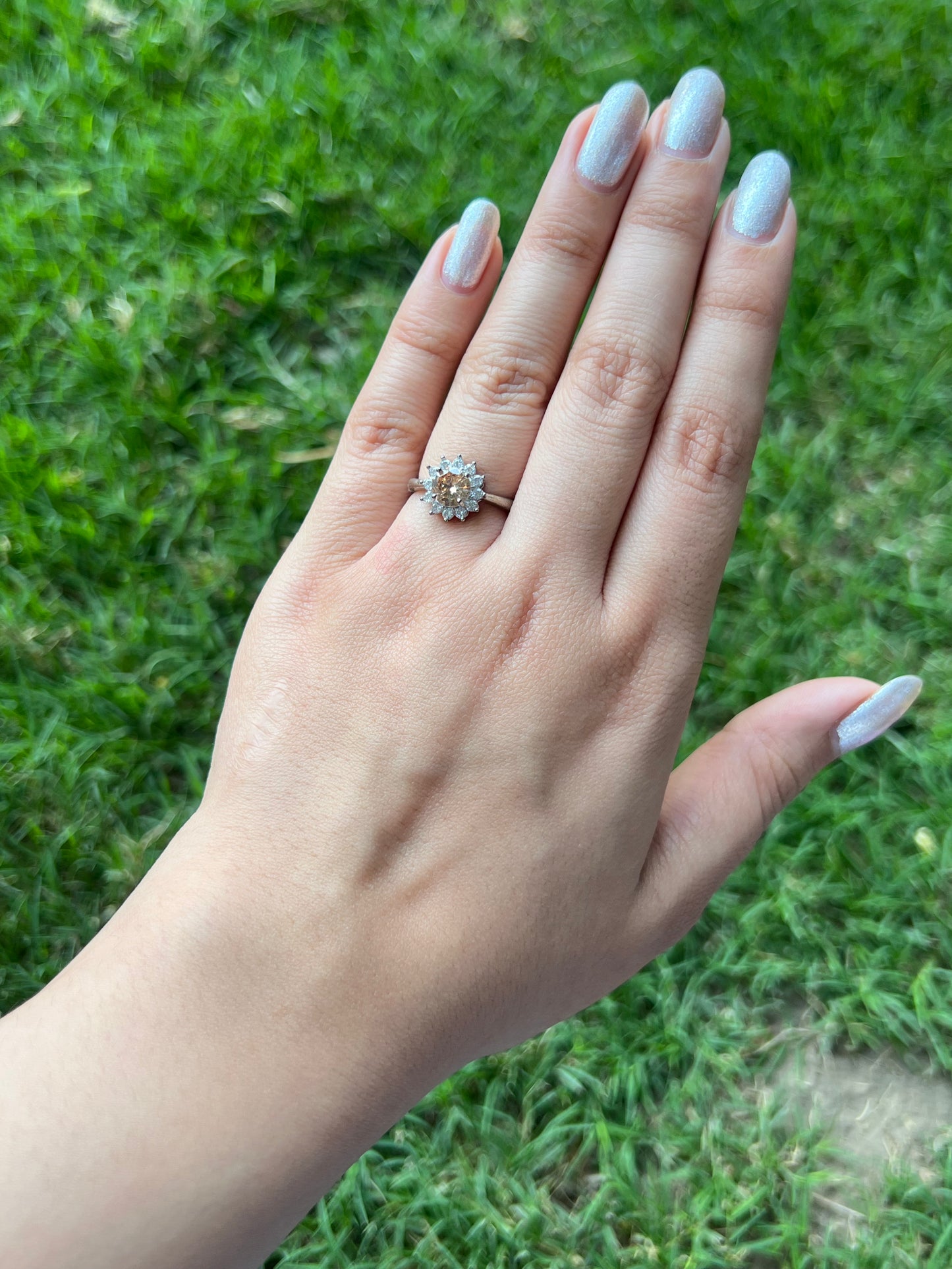 Yellow Champagne Ring