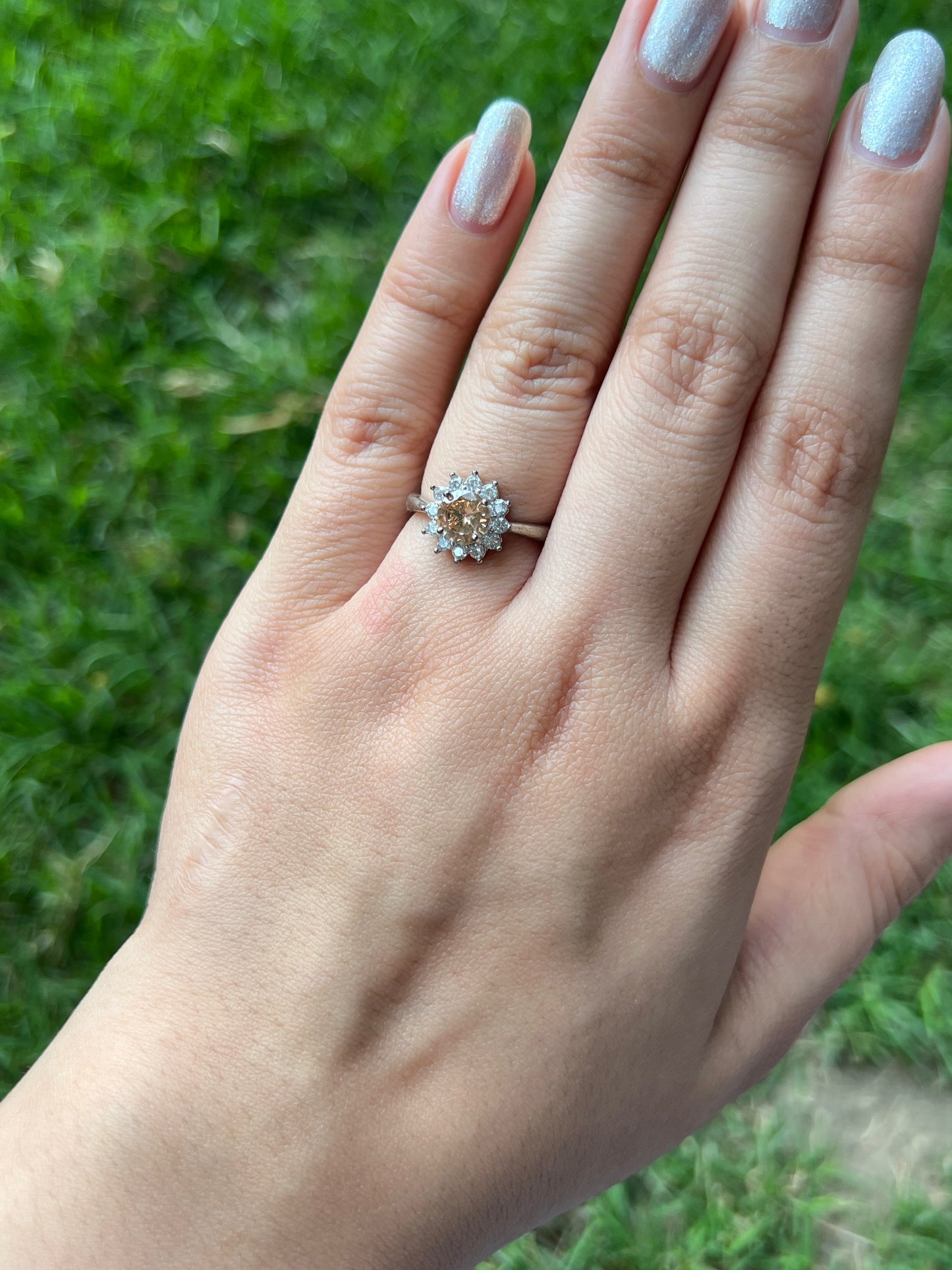Yellow Champagne Ring