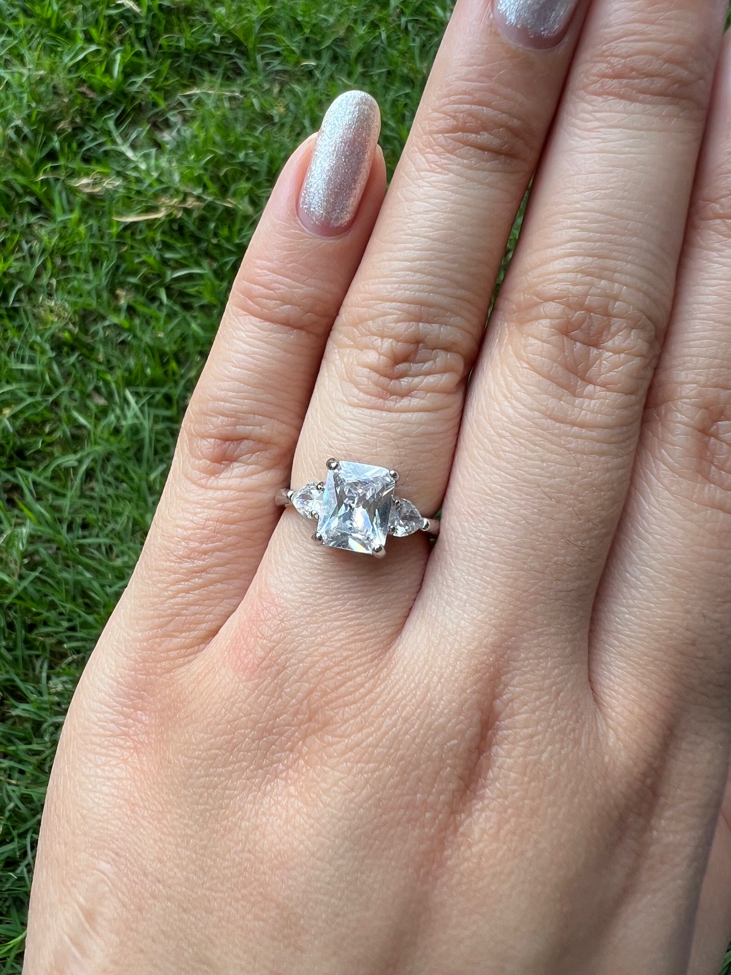 Royal Crystal Glow Ring