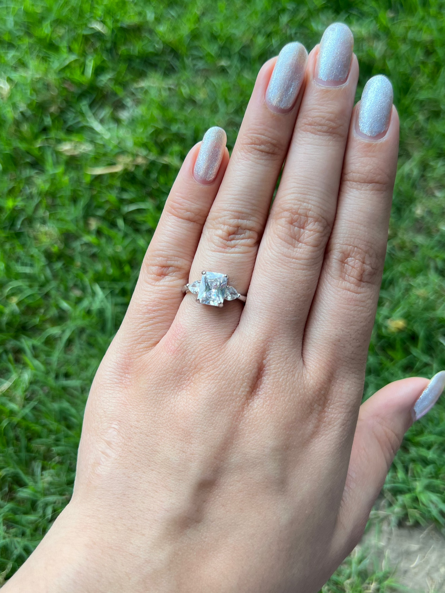 Royal Crystal Glow Ring