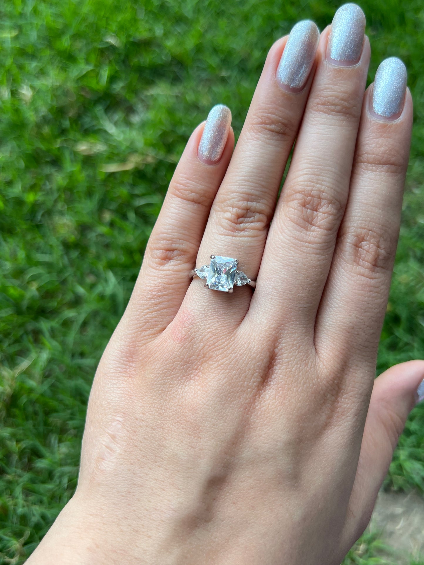 Royal Crystal Glow Ring