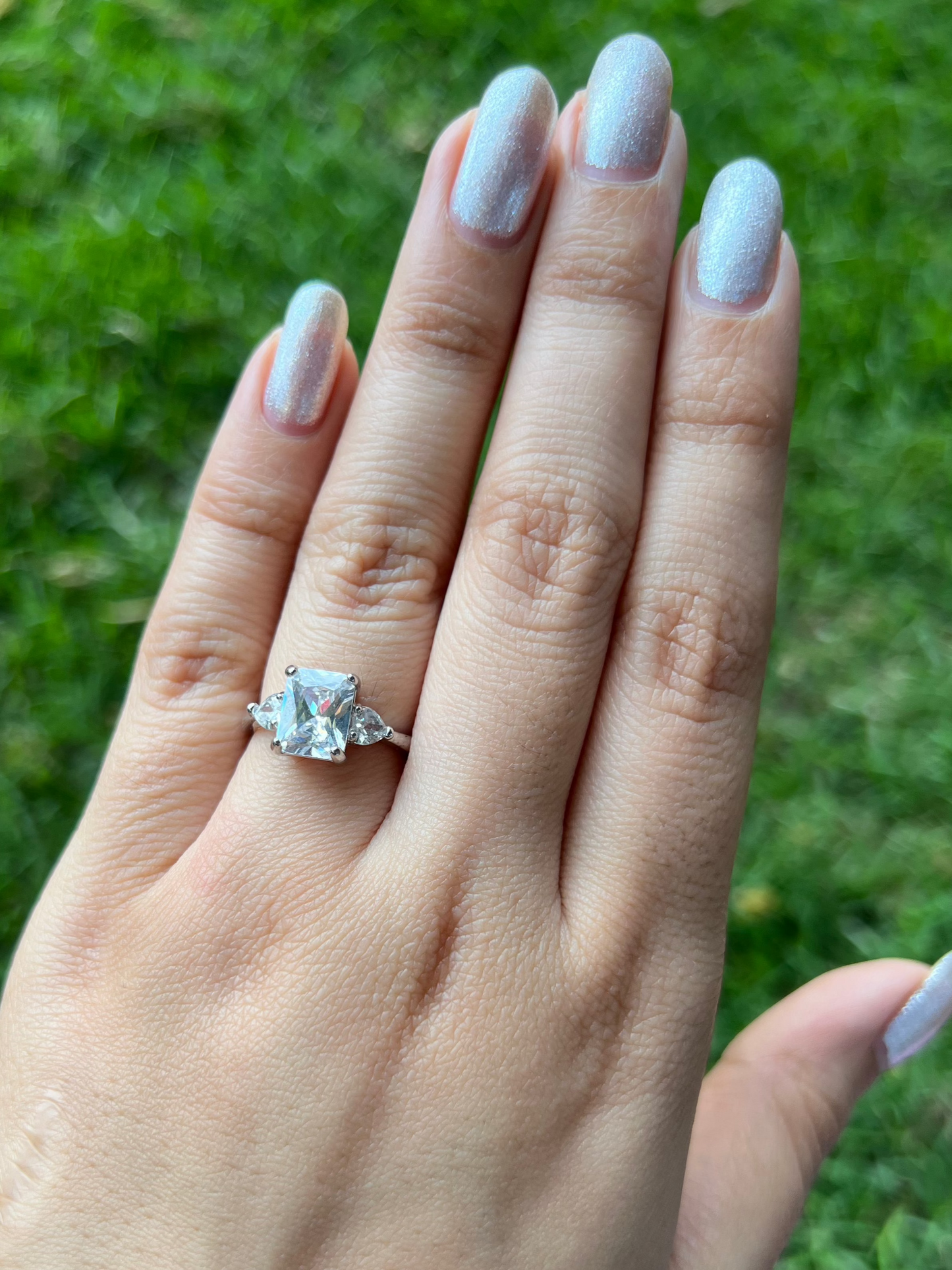 Royal Crystal Glow Ring