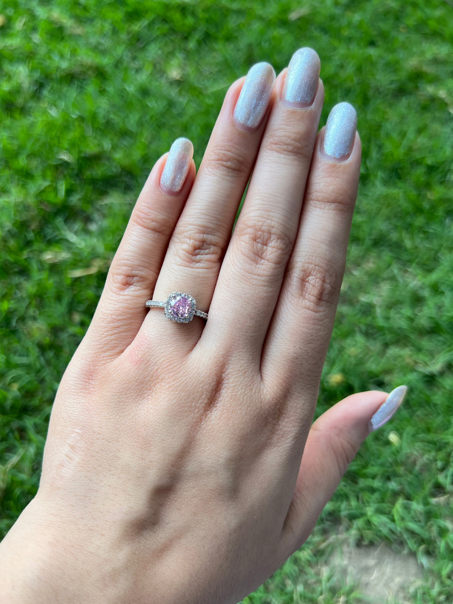 Pink Princess Glow Ring