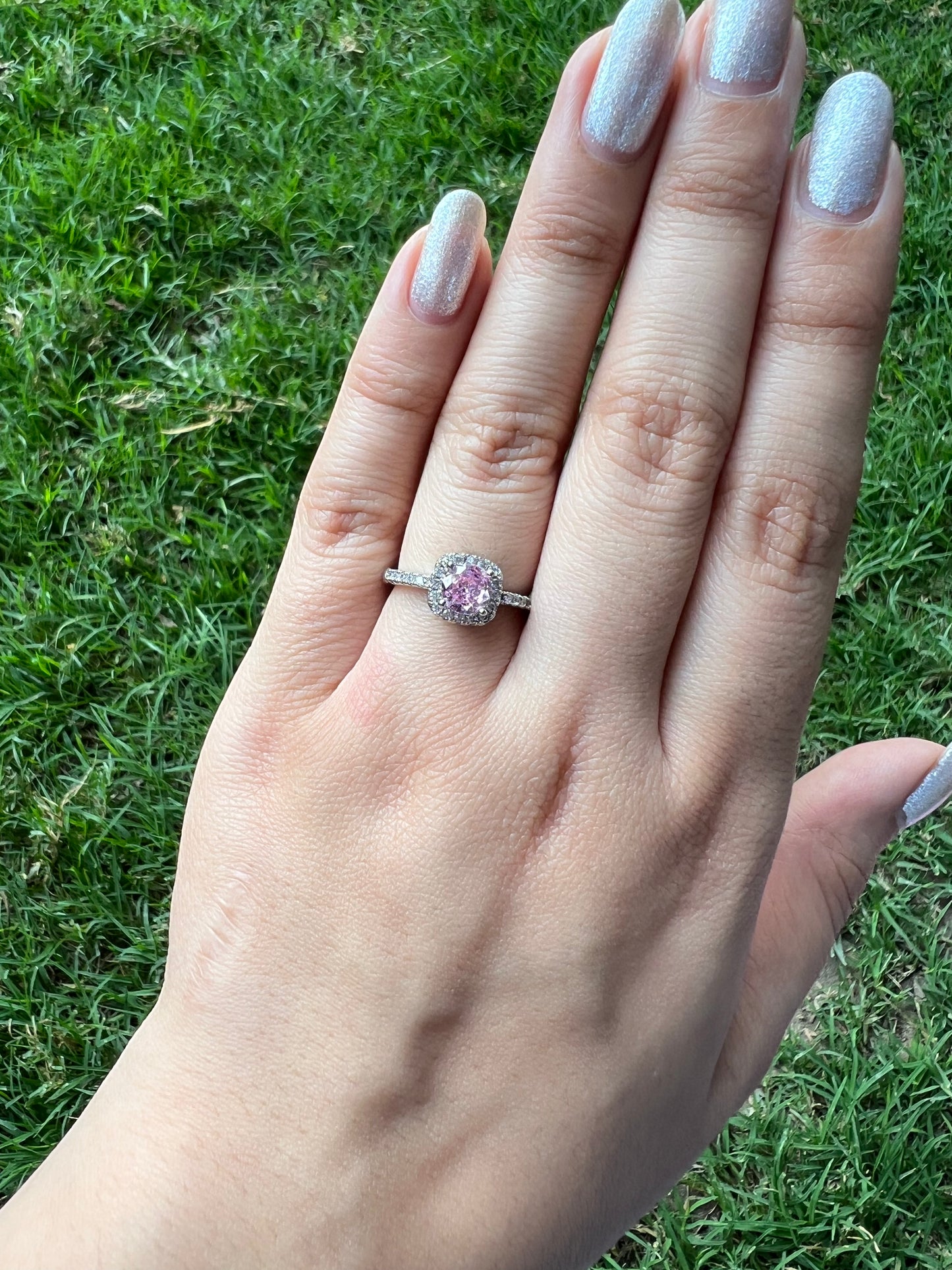 Pink Princess Glow Ring