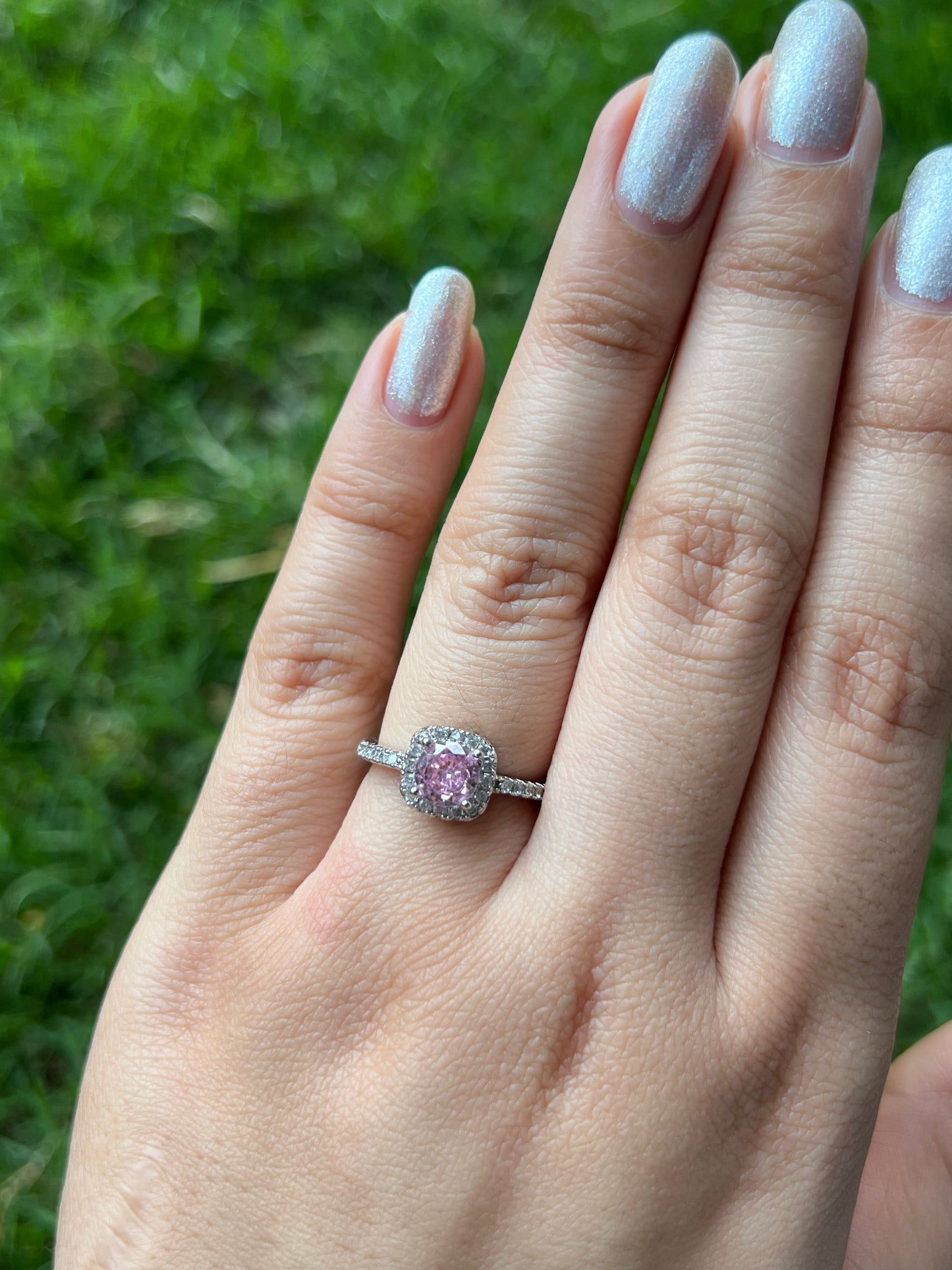 Pink Princess Glow Ring