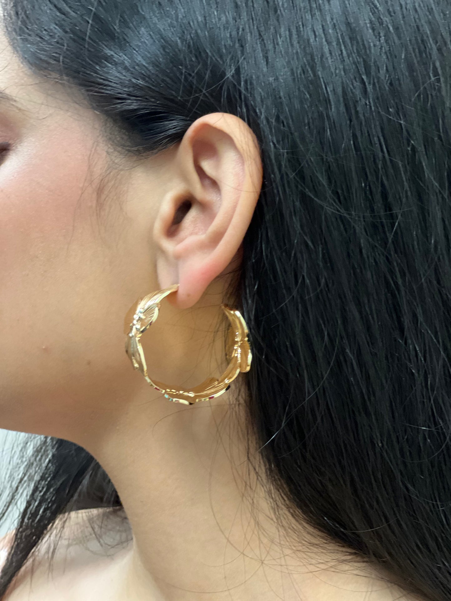 Garden Bloom Hoops