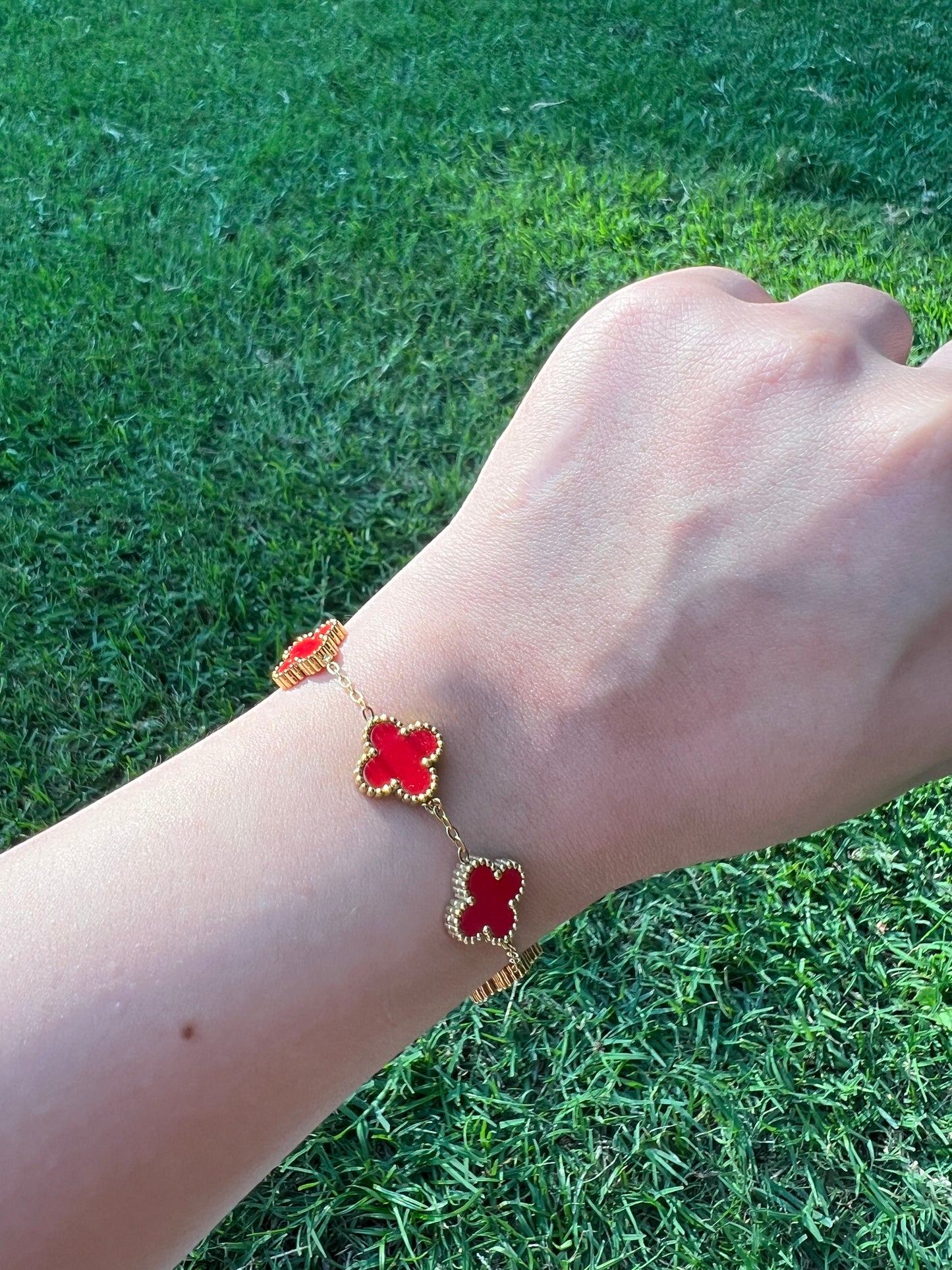 Red Clover Bracelet
