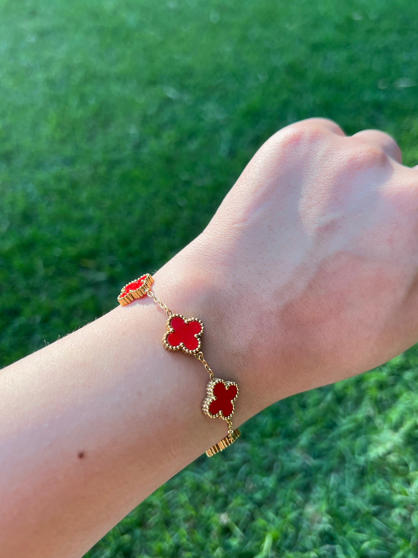 Red Clover Bracelet
