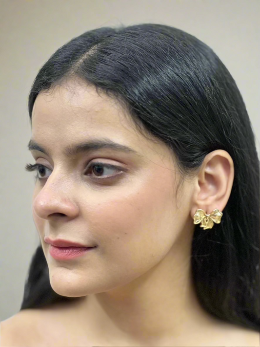 Chic Dazzle Bow Earrings
