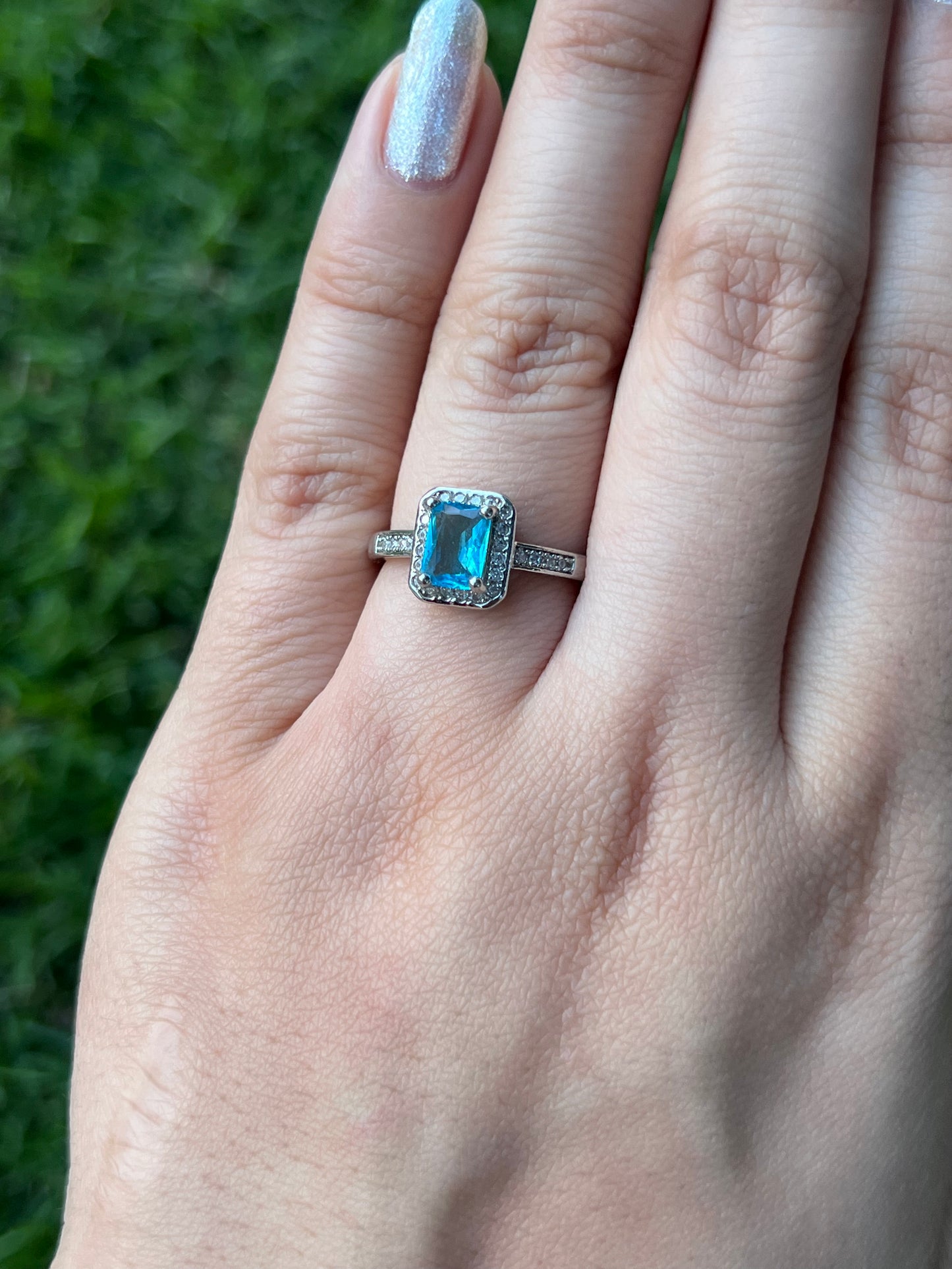 Blue Mirage Ring