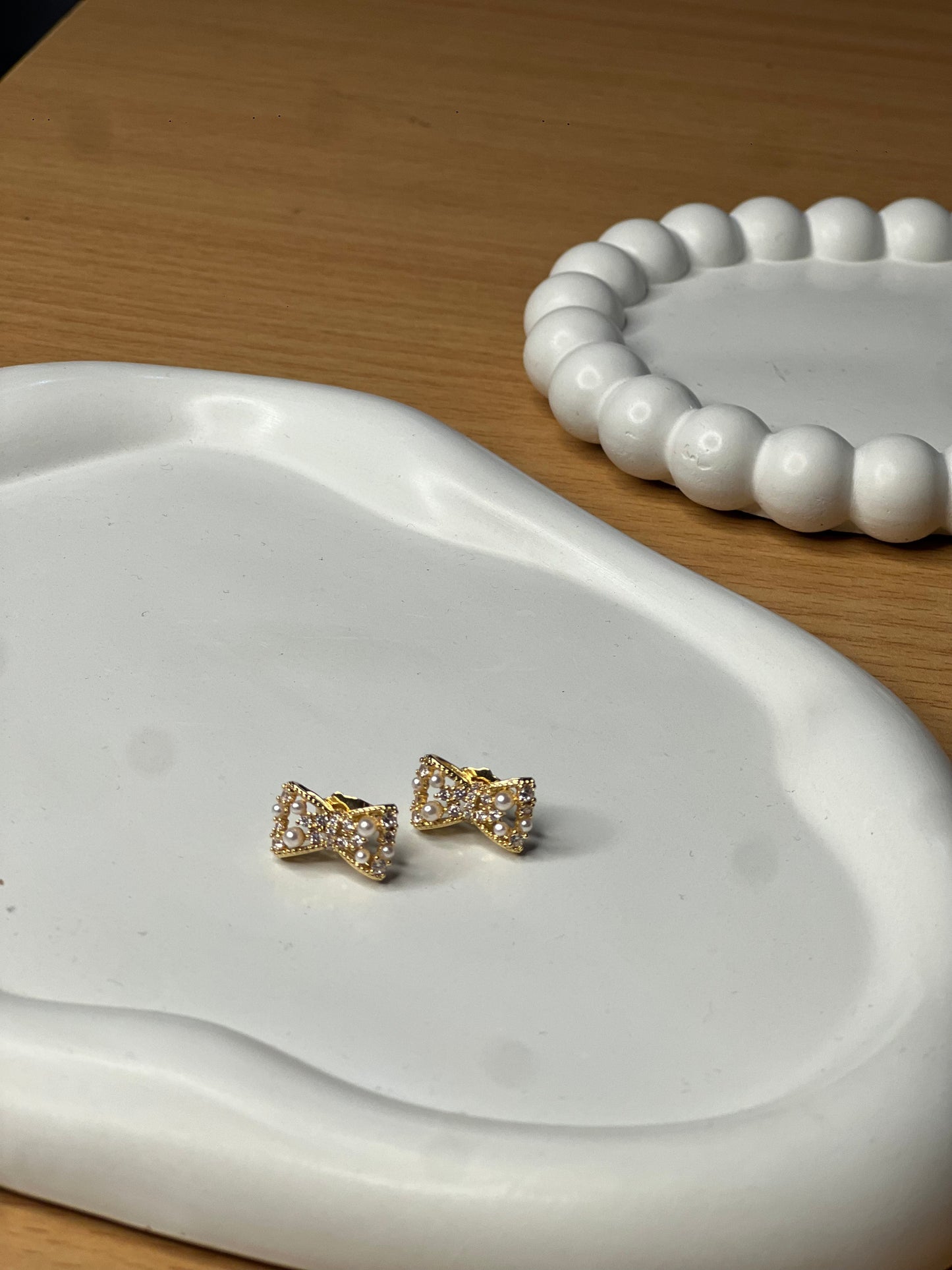 Petite Studded Bows