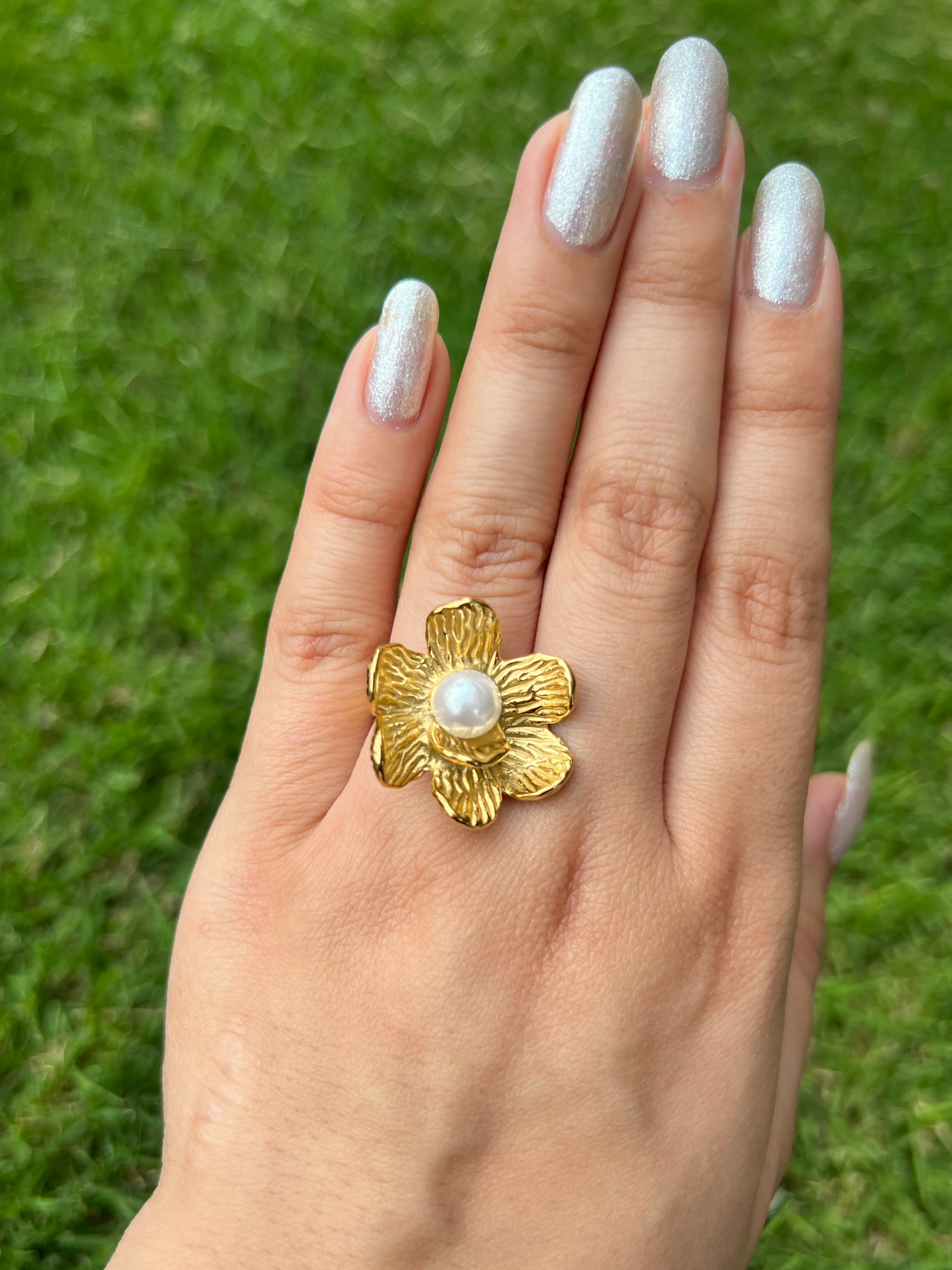 Golden Bloom Ring