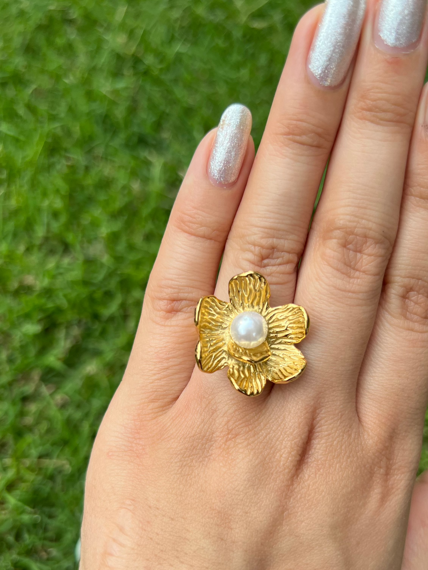 Golden Bloom Ring