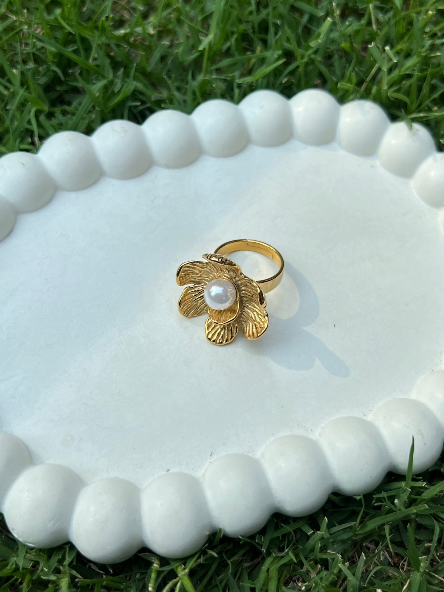 Golden Bloom Ring