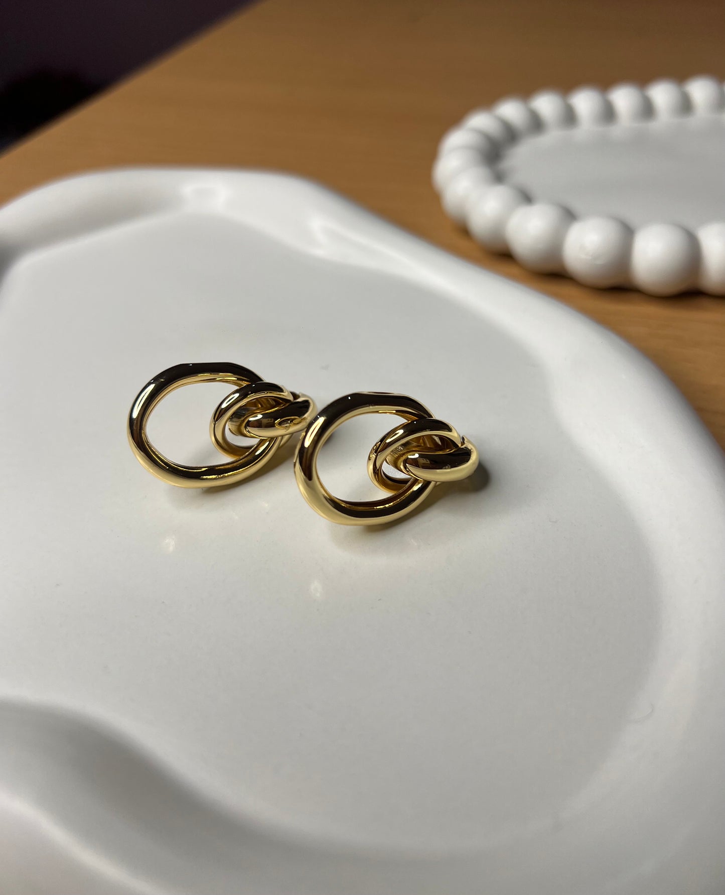 Gold Cascade Earrings
