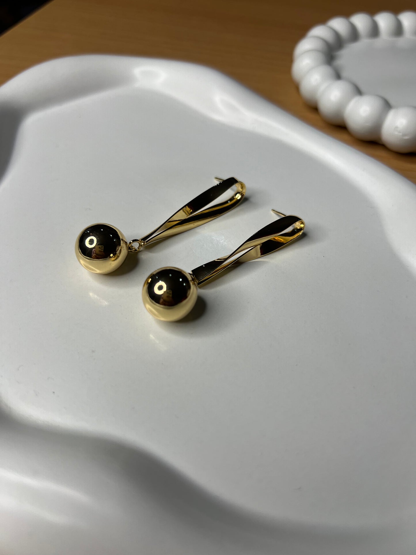Sleek Strand Earrings