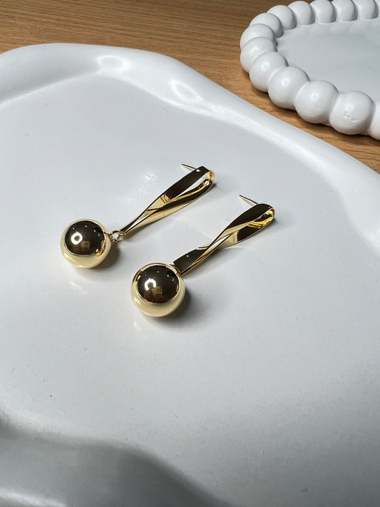 Sleek Strand Earrings