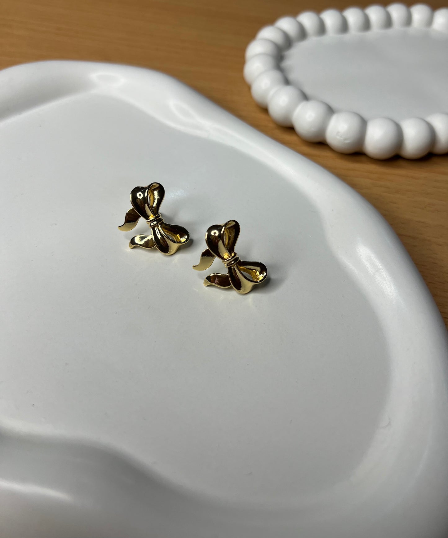 Blinged Bowknot Earrings