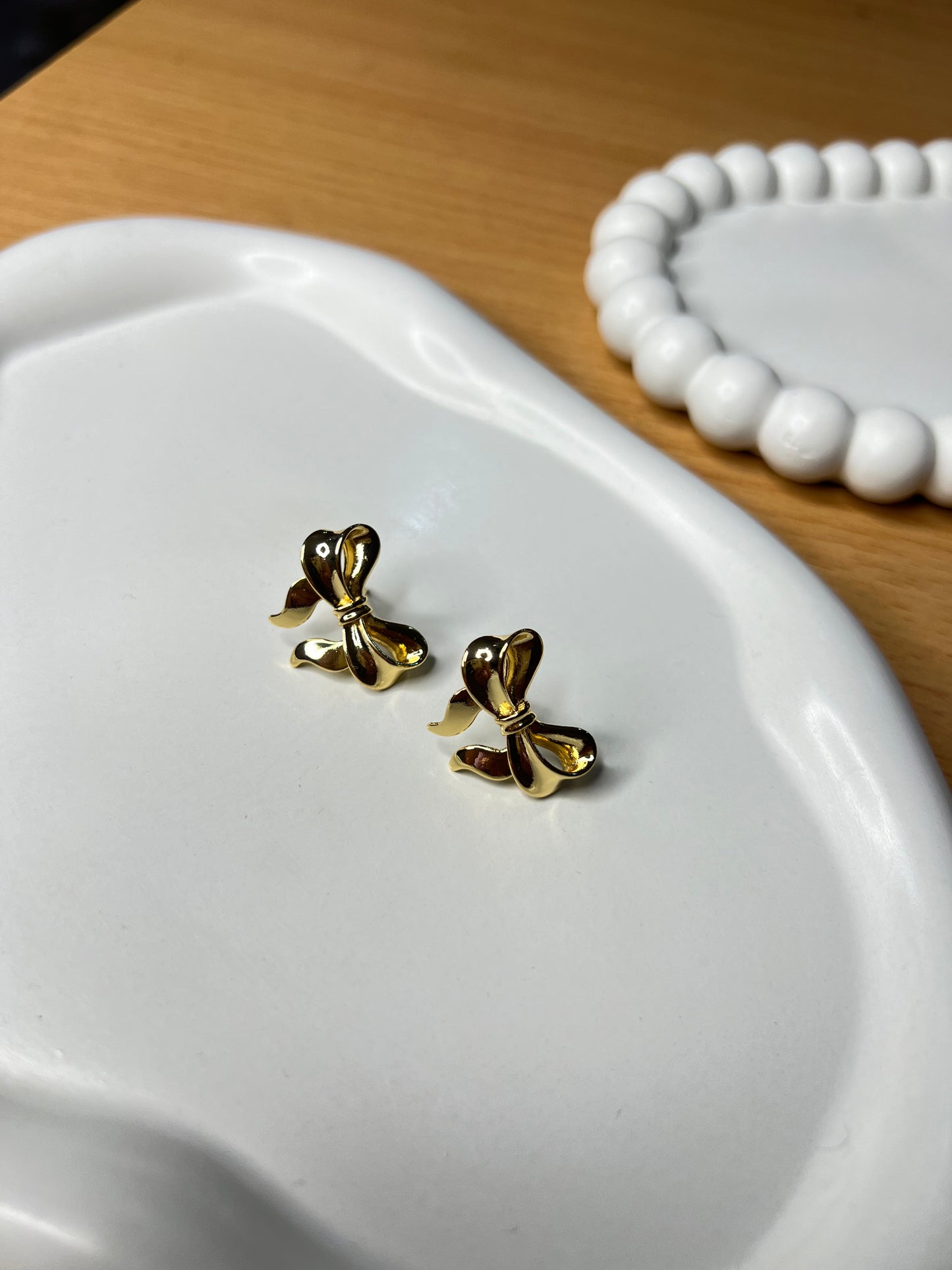Blinged Bowknot Earrings