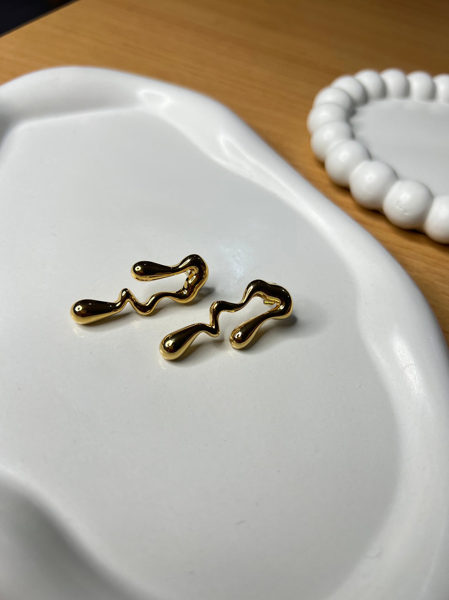 Dainty Gold Drop Earrings