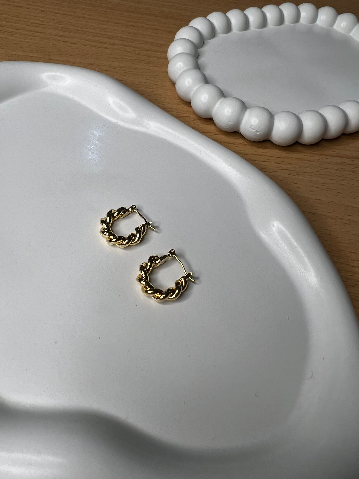 Twisted Glam Hoops