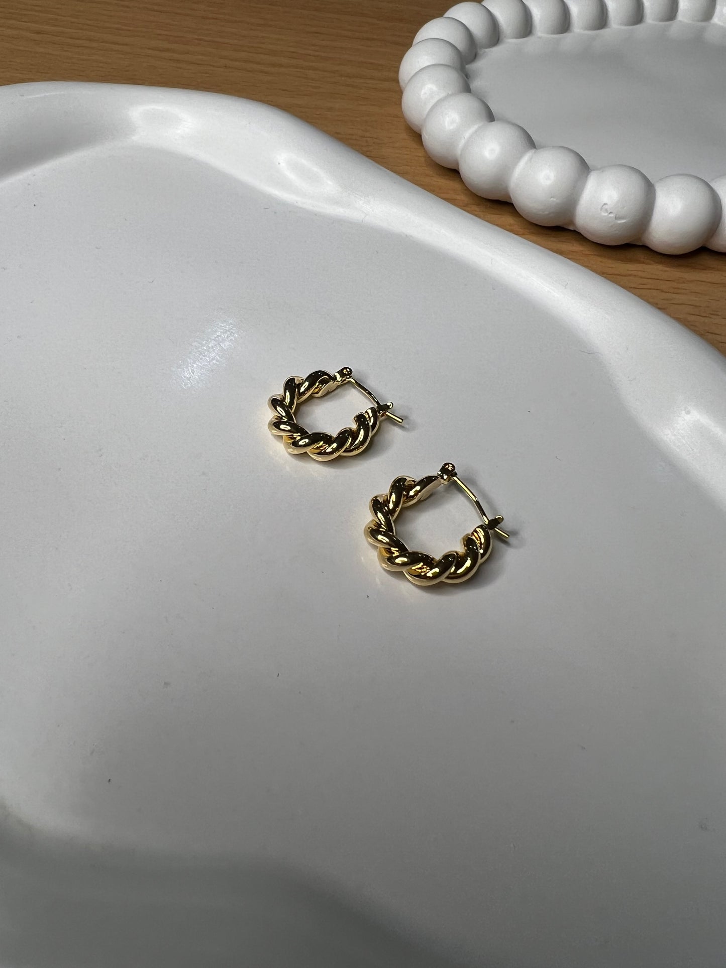 Twisted Glam Hoops