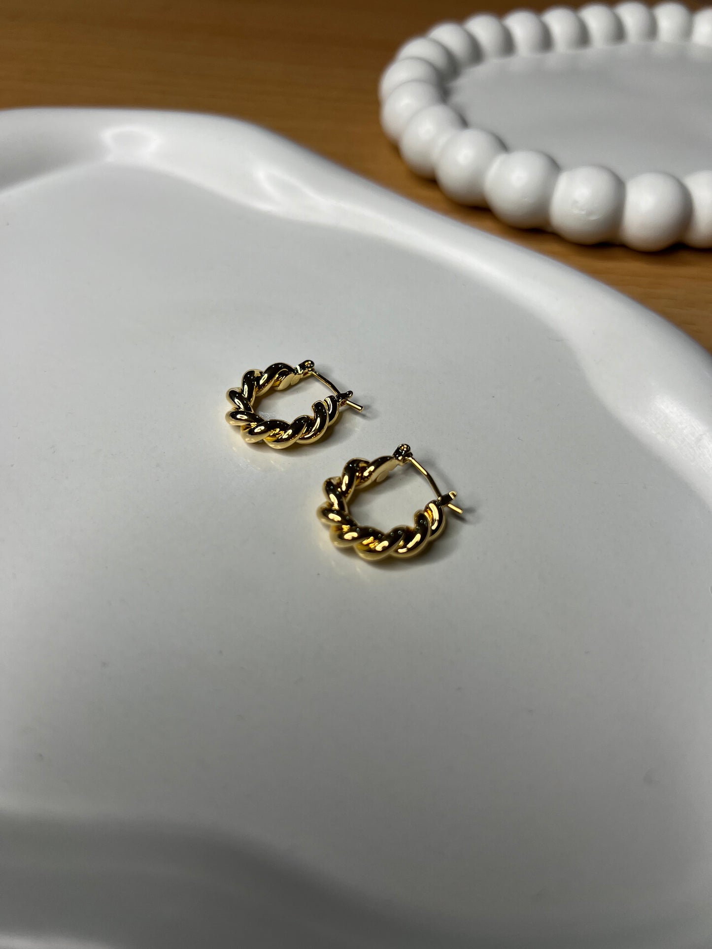 Twisted Glam Hoops