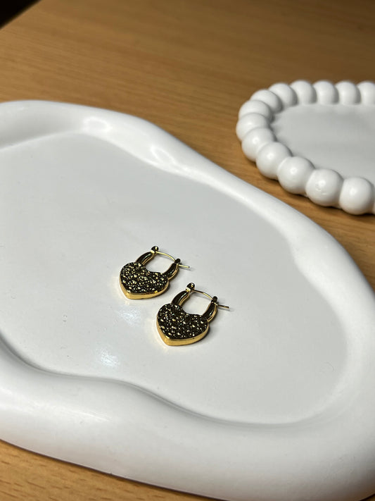 Delicate Dazzle Gold Earrings