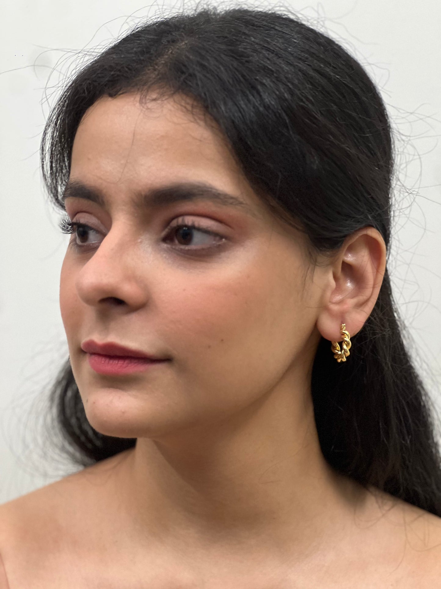 Twisted Glam Hoops