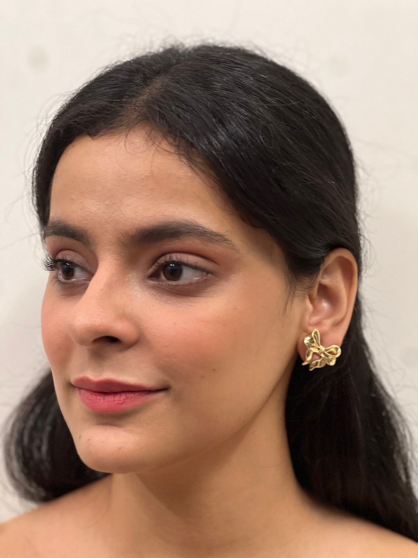 Blinged Bowknot Earrings