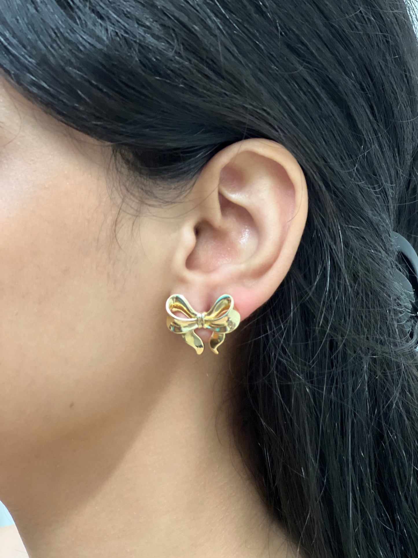 Blinged Bowknot Earrings