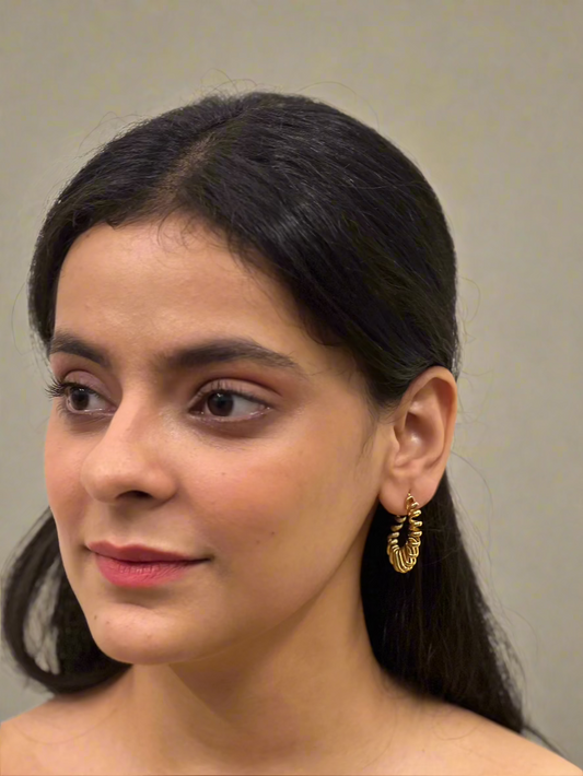 Whimsical Twisted Hoops