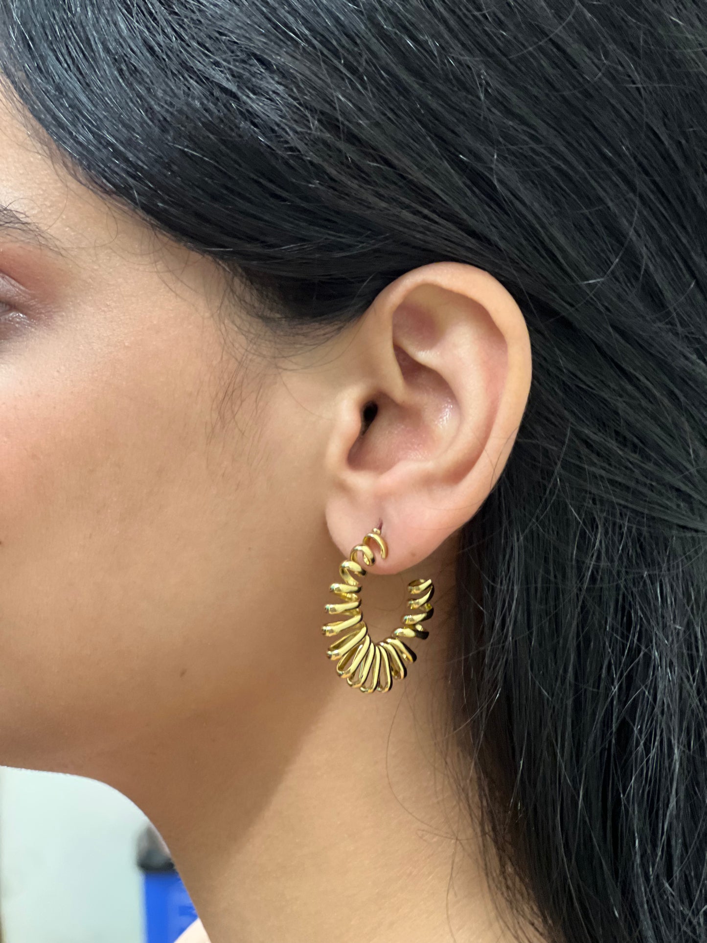 Whimsical Twisted Hoops