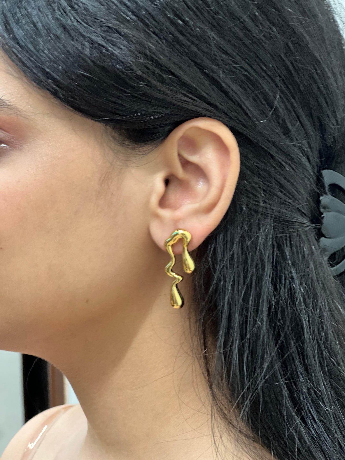 Dainty Gold Drop Earrings
