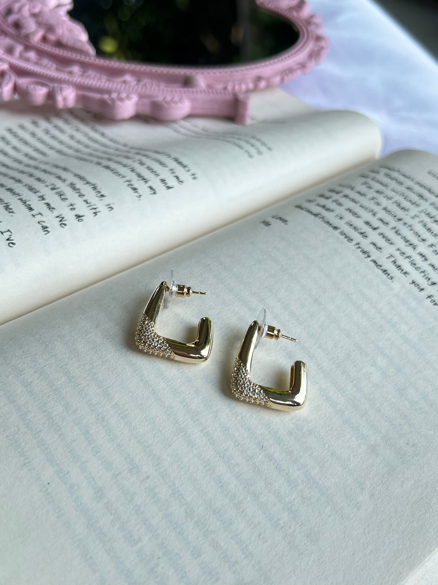 Angular Allure Hoops