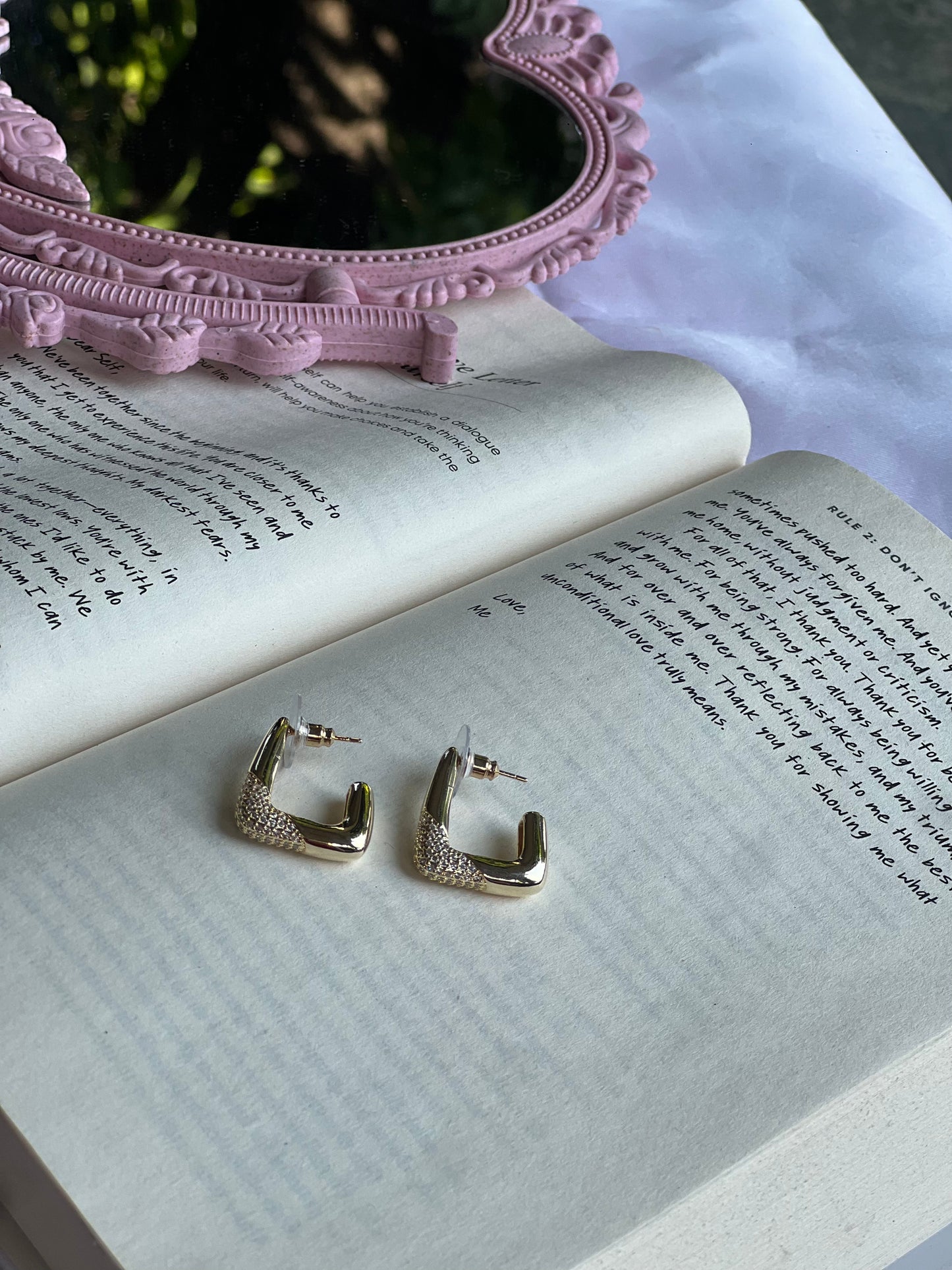 Angular Allure Hoops