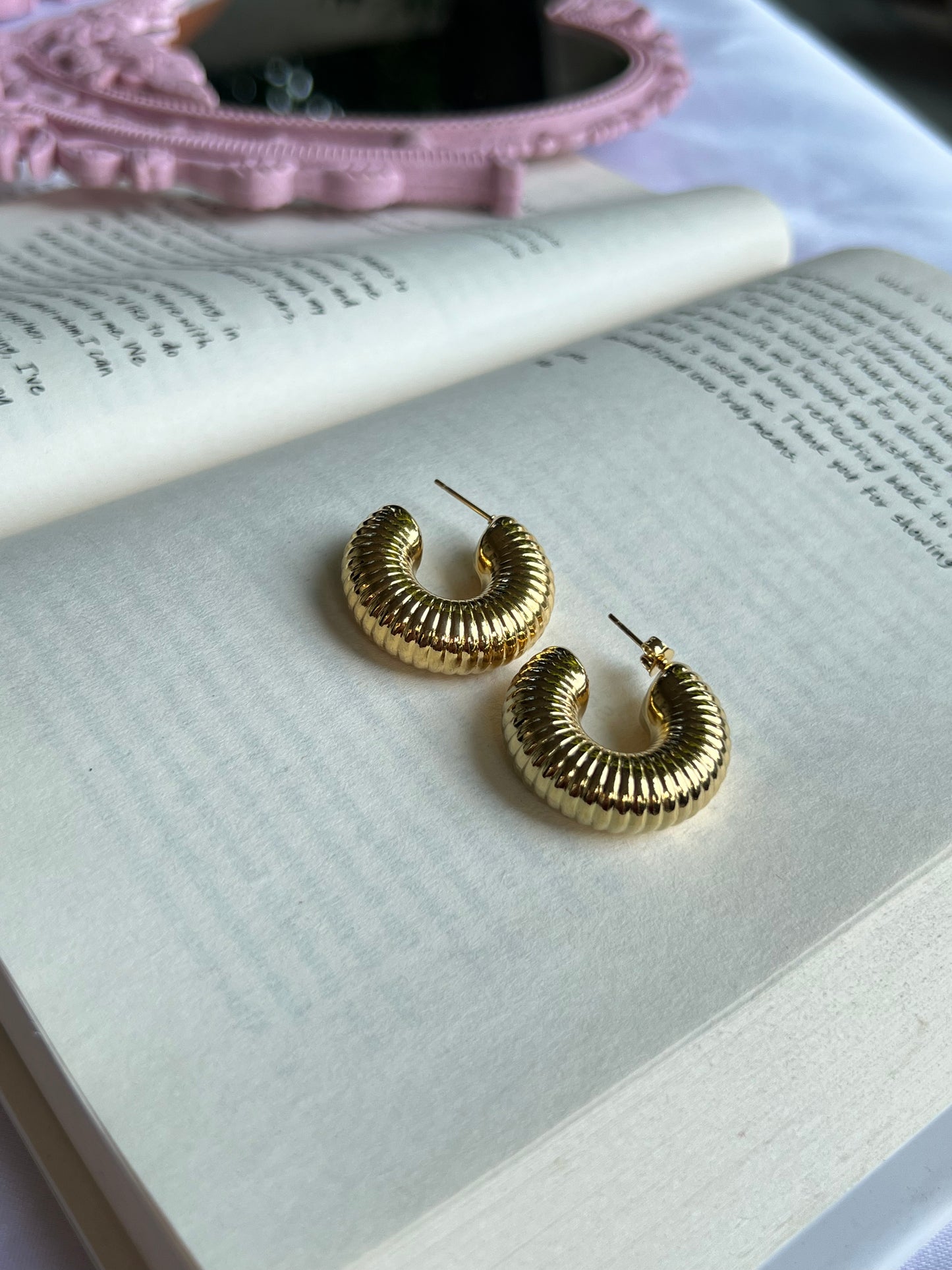 Twirled Elegant Hoops