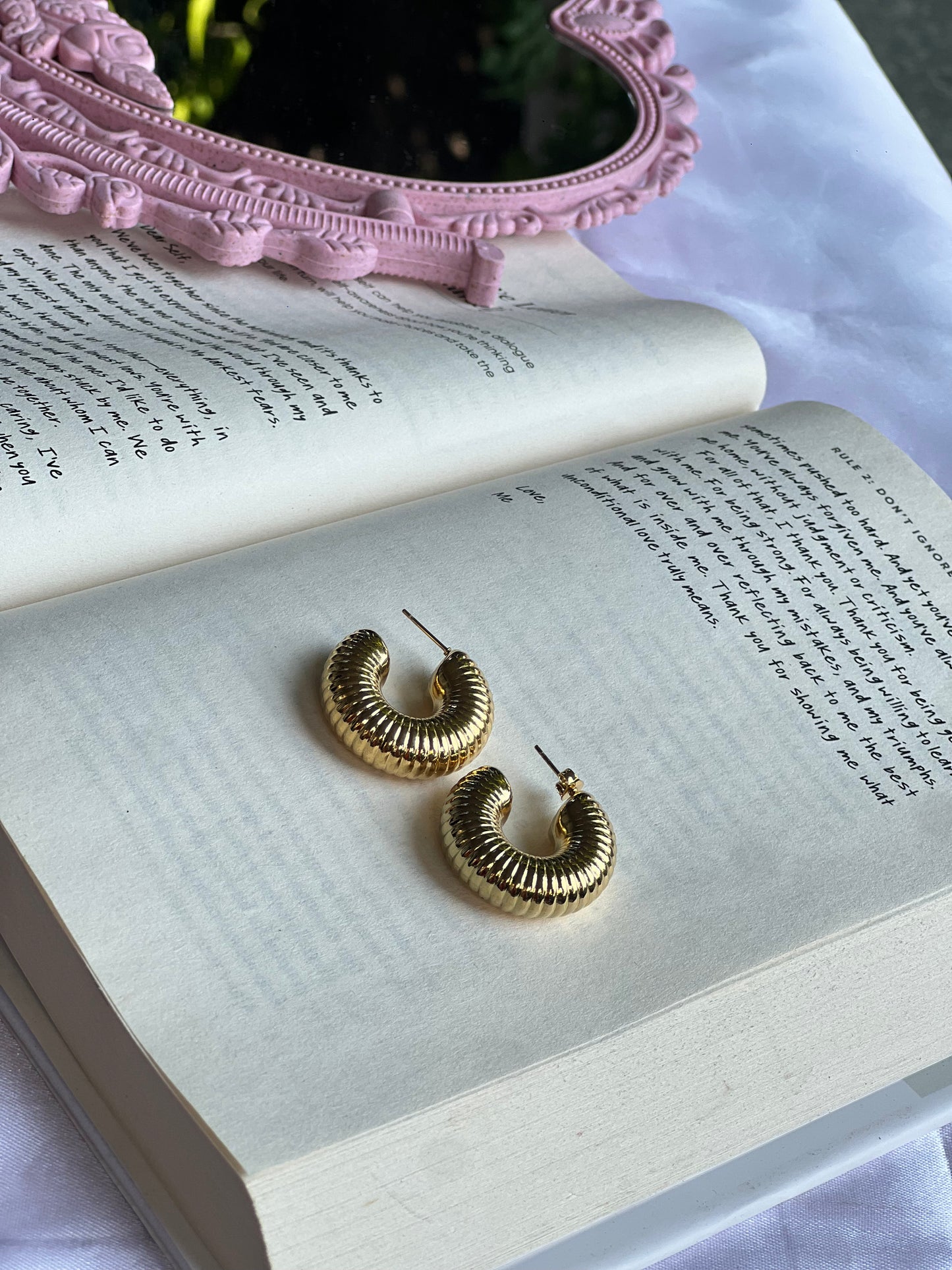 Twirled Elegant Hoops