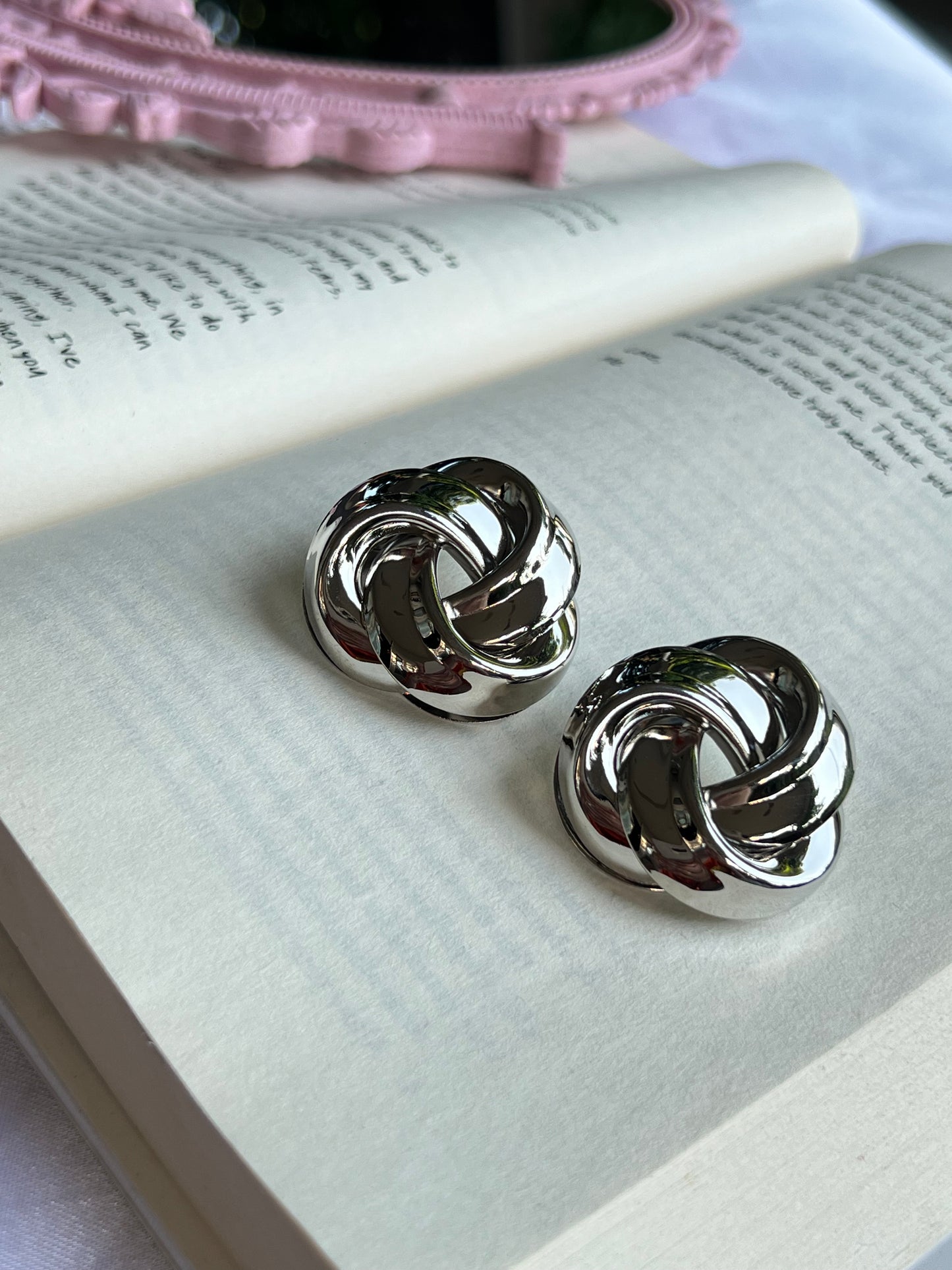 Ariel's Treasure Silver Earrings