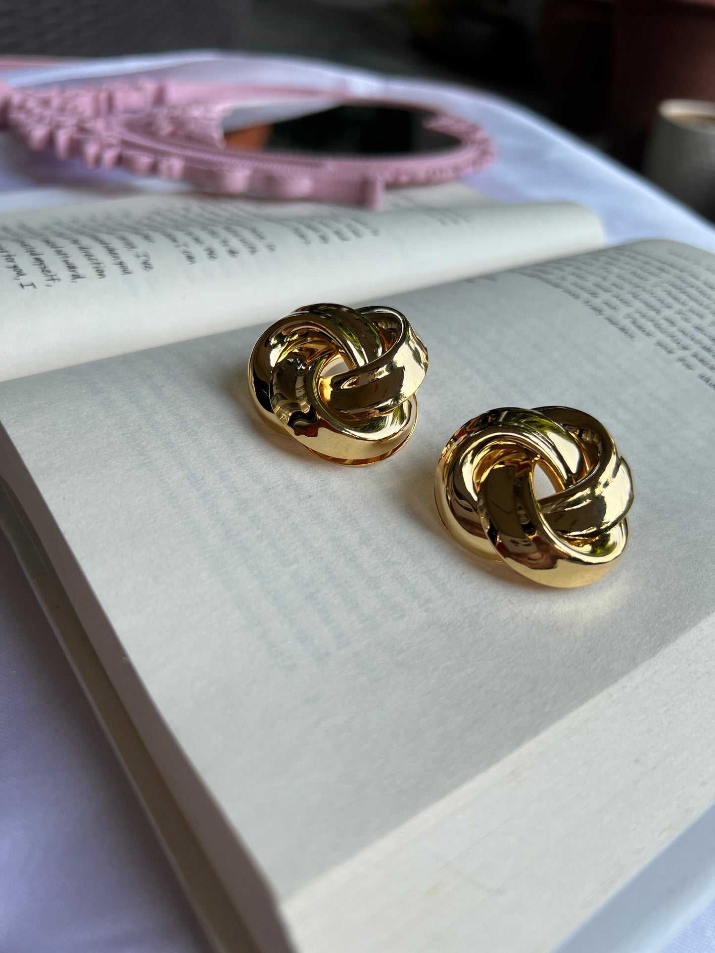 Ariel's Treasure Gold Earrings